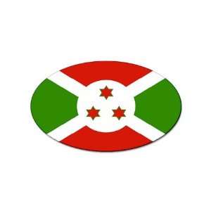  Burundi Flag Oval Magnet