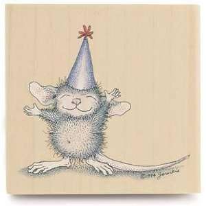 Party Mouse   Rubber Stamps Arts, Crafts & Sewing