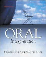 Oral Interpretation, (0205582869), Timothy Gura, Textbooks   Barnes 