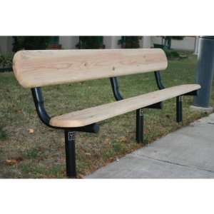  WebCoat Single Plank Standard Wood Park Bench Patio, Lawn 