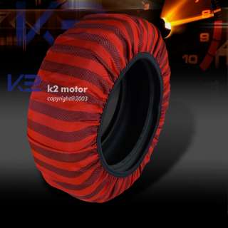 2x SUPER SIZE 66 ISSE TEXTILE SNOW CHAIN WINTER TIRES CHAINLESS DONUT 
