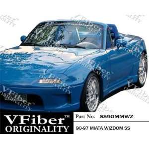    Mazda Miata 90 98 2dr VFiber FRP Wizdom 2pc Side Skirts Automotive
