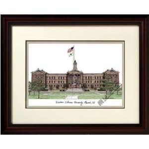  Western Illinois University Alma Mater Framed Lithograph 