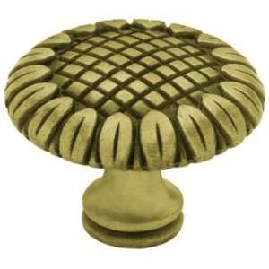  38Mm French Pineapple Knob Tumbled Antique Brass L PN1738 