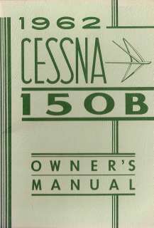 1962 Cessna 150 Owners Manual in PDF on CDROM  