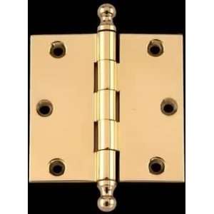  Solid Brass, 3x3 Square Ball Tip Hinge 92080/92159