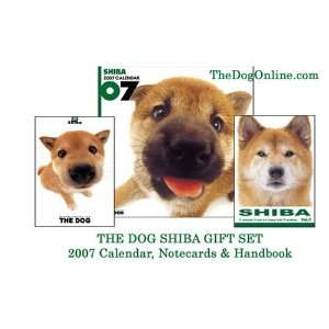  THE DOG Artlist   Shiba Inu Gift Set   2007 Calendar 