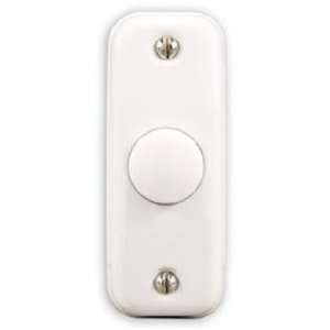  Basic Series White Finish with White Round Doorbell Button 