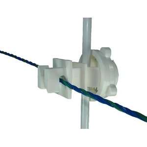   Electric Fence Insulator for Polywire/wire   White