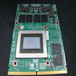   570M MXM 3.0b DDR5 1.5GB video VGA Card GTX 260M 460M upgrade  