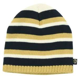   . Louis Rams Fashion Stripe Winter Knit Beanie Hat