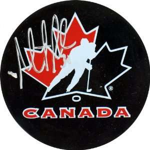  Martin Brodeur Autographed Team Canada Hockey Puck Sports 