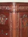 Solid Mahogany Walnut Finish Resolute Presidential File Cabinet Chest 