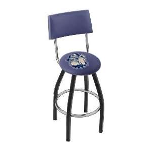  Georgetown University Steel Logo Stool with Back and L8BC4 