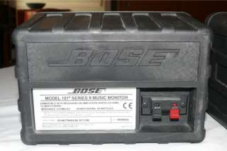 Pair BOSE 101 Series II Music Monitor System Indoor/Outdoor Speakers 