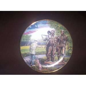  FRANKLIN MINT COLLECTORS PLATE SHARING THE MEMORY PLATE 