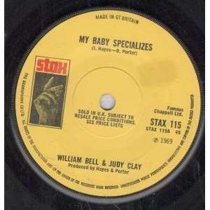 MY BABY SPECIALIZES 7 INCH (7 VINYL 45) UK STAX 1969 