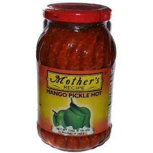 Mothers Recipe Mango Pickle HOT   1.1 lb  Grocery 