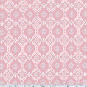  45 Wide Urban Farm Large Medallion Pink Fabric By The 