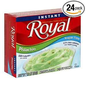 Royal Instant Pudding, Sugar Free Pistachio, 1.7 Ounce Boxes (Pack of 