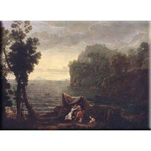  Landscape with Acis and Galathe 30x22 Streched Canvas Art 