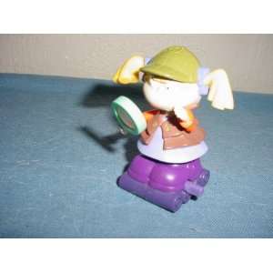  Burger King Wind up Girl with Magnifying Glass Fast Food 