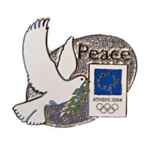  Athens 2004 Olympics Peace Dove Pin