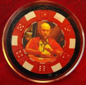 Teddy KGB Rounders Poker Chip Card Cover Guard  