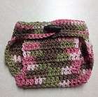 Month Pink Camo Crochet Diaper Cover