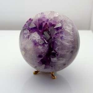 Amethyst Geode Druze Crystal Sphere 114mm 4 Stunning~  