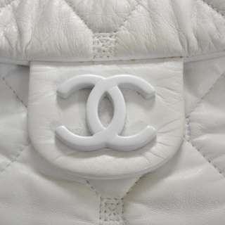 CHANEL Quilted Leather HIDDEN CHAIN Tote Bag Purse CC  