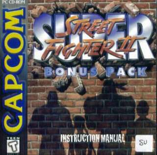 Super Street Fighter II 2 Bonus Pack PC CD arcade game  
