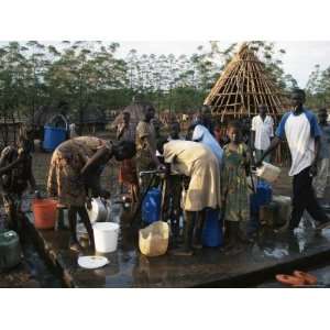  Women Collecting Water at the Dimma Refugee Camp, Ethiopia 