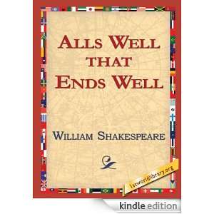   Well that Ends Well William Shakespeare  Kindle Store