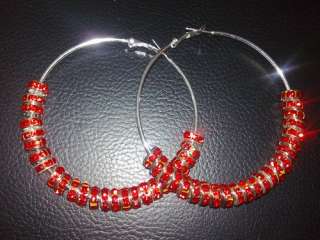   fashion Jewelry earrings Basketball wives Inspired Hoop Earrings 65mm