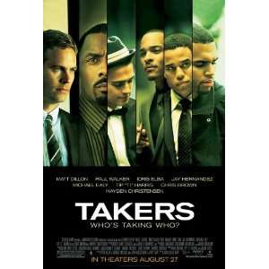  Takers (2010) 27 x 40 Movie Poster Style C