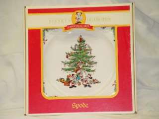 Disney Celebration Christmas Tree Plate Spode Made In England  