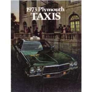    1973 PLYMOUTH TAXI Sales Brochure Literature Book Automotive