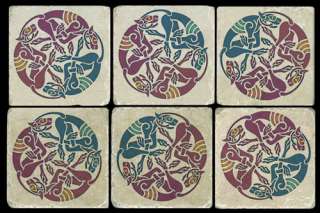 Old World Celtic Pattern Fine Art Accent Tiles CAT 8101  
