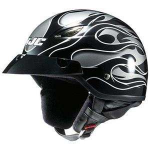  HJC CL 21 Reign Half Helmet   Large/Black Automotive
