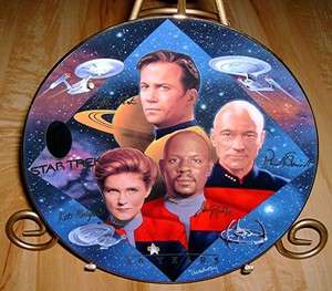 The Star Trek 30 Years CAPTAINS TRIBUTE HAMILTON PLATE  