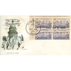 United First Day Cover 75th Anniversary Colorado Statehood Issued 1 