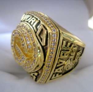 1996 GREEN BAY PACKERS SUPER BOWL CHAMPIONSHIP REPLICA RING SIZE 11 