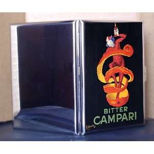 Vintage Design Leonetto Cappiello Campari Image on NEW Cigarette Case 