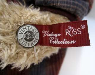 RUSS Vintage Collection Tan Teddy Bear Doll LADY ELERI  