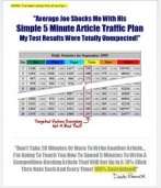 mrr video tutorials 5 minute article salespage included