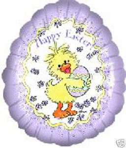 18 WITZY DUCK HAPPY EASTER EGG Suzys Zoo Balloon  