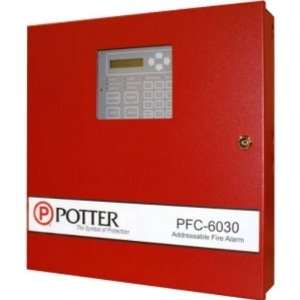   POTTER ELECTRIC SIGNAL PFC6030 ADDR FIRE CONTROL PANEL