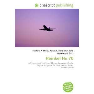  Heinkel He 70 (9786133760363) Books