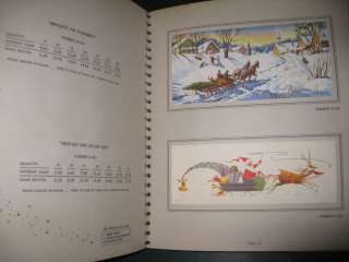 Wonderful 1959 Salesman Sample Book of 65 Unused CHRISTMAS CARDS 